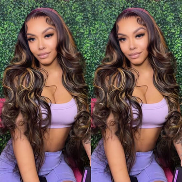 Megalook 13x4 Lace Frontal & 360 Full Lace Glueless Loose Deep Wave Invisible Knots Natural Black Natural Hairline