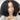 Megalook Bogo Free 6 lnches Deep Part Deep Curly Bob Wigs Natural Black 100% Human Hair Wig