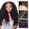 Curly All In One Half Wig With Drawstring
