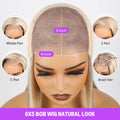 10613 Highlight 6x5 Bob Wig Natural Look