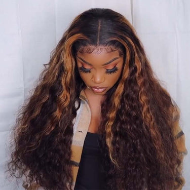 1BP30 Highlight Loose Curly Wig