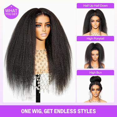 Yaki Straight All In One Half Wig Endless Styles