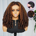 4p30 Curly 13x6 Three Go Wig With Finger Coil Ends