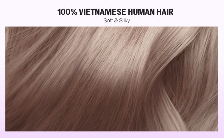 Ash Blonde Ombre 13x6 Glueless Wig 100& Human Hair Details