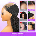 Curly All In One Half Wig 3D Precision Fit