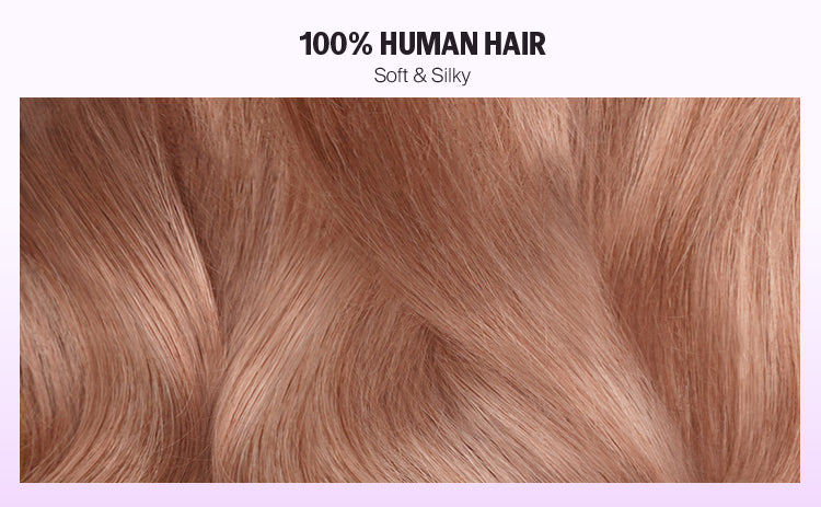 Strawberry Blonde Ombre 13x6 Glueless Wig Details 100% Human Hair Details