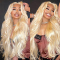 613 Blonde Body Wave Lace Front Wig Model