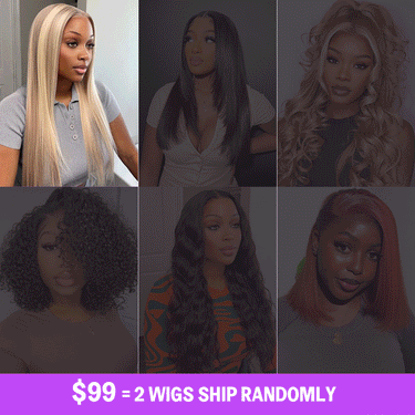 Megalook Mystery Box Only $99 Get 2 Different Human Hair Lace Wigs Valued $200