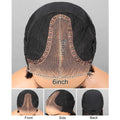 Megalook 6x6 Lace 1BP30 Highlight Bob Wig