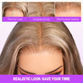 Ash Blonde Highlight 6x5 Wig Pre-Everything Save Your Time