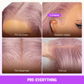 Ash Purple 13x6 Three Go Glueless Wig Pre-Everything