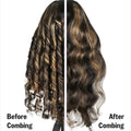 Balayage Highlight Body Wave Wig Before Combing VS After Combing