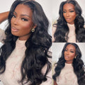 Body Wave Wig Customer Sow In 3 Angles