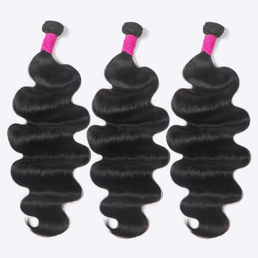 Megalook 3/4 Bundles Body Wave Hair 10A Brazilian Human Hair Bundles Natural Hair Extensions