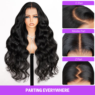 Body Wave Lace Front Wig Parting Everywhere