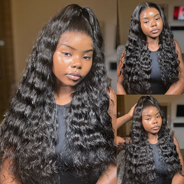 Bohemian Curly 3D Lace Half Wig Model In Different Styles