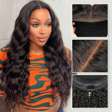 Bohemian Curly 3D Lace Half Wig With Details
