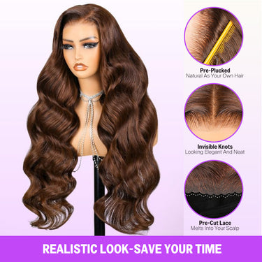 Brown Body Wave Wig Pre-Everywhere