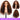 Brown Highlight Jerry Curly 13x6 Three Go Wig Real Show