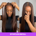 Brown Ready To Go Wig Effortless Install
