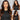 Chestnut Brown Ombre Body Wave Wig Model Show In Different Angles