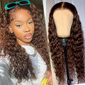Brown Water Wave 13x6 Three Go Wig Model