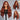 Dark Copper Ginger 13x6 Three Go Glueless Wig Under Weak Light
