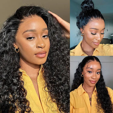 Deep Wave 360 Lace Front Wig With Natural Hairline Model In Different Styles
