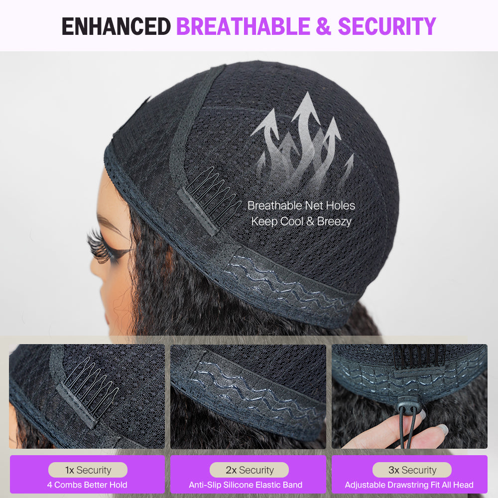 Half Wig Breathable Security Cap