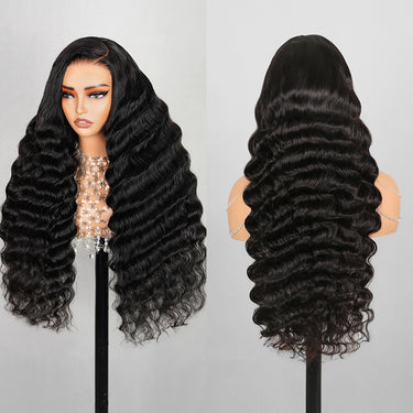 Loose Deep Long Lace Wigs Front And Back Real Show
