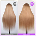 Milk Tea Brown 13X6 Three Go Wig 180% vs 230% Density