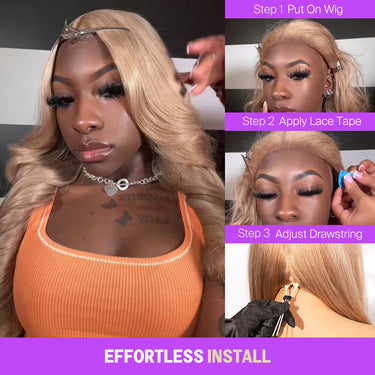 Milk Tea Brown 13x6 Glueless Wig Effortless Install