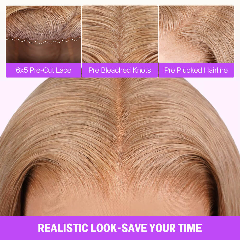 Milk Tea Brown 6x5 Wig Pre-Everything Details