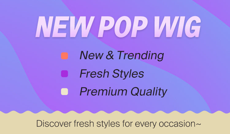 New Pop Wig Collection Banner On Mobile