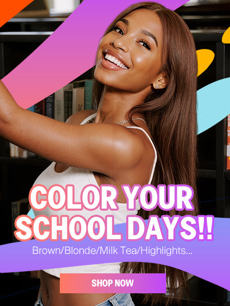 Megalook Color Wig Color Your School Days