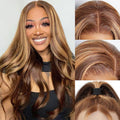 Piano Highlight Body Wave Wig With Different Styles