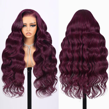 Plum Body Wave 6x5 Wear Go Glueless Wig Real Show