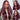 Plum Straight And Body Wave 13x6 Three Go Wig