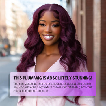 Plum Body Wave Wig Real Review