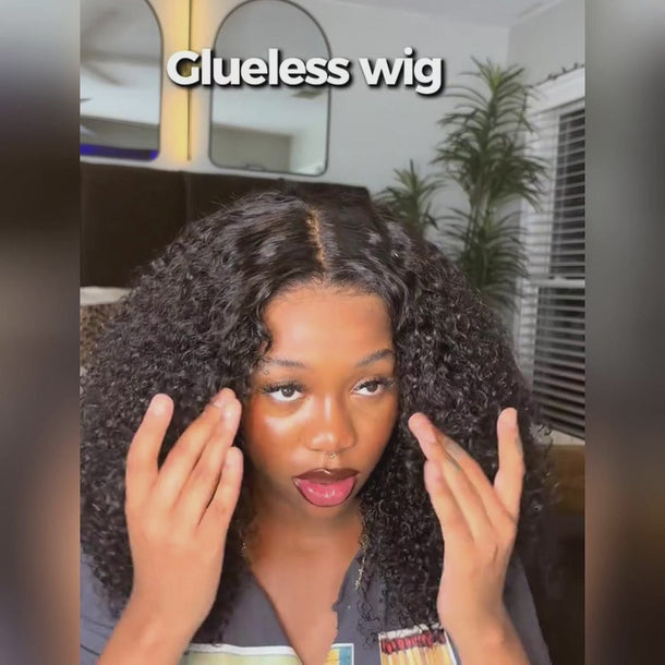 Curly 3D Lace Half Wig All In One Video