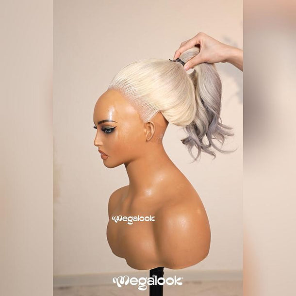 Blonde To Grey Ombre 13x6 Glueless Wig Video Show