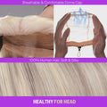 10/613 Blonde Highlight 13x6 Glueless Wig Healthy For Head &autoplay