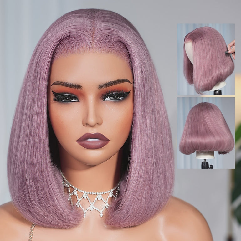 Ash Purple 13*5 Bob Wig Video Show &autoplay