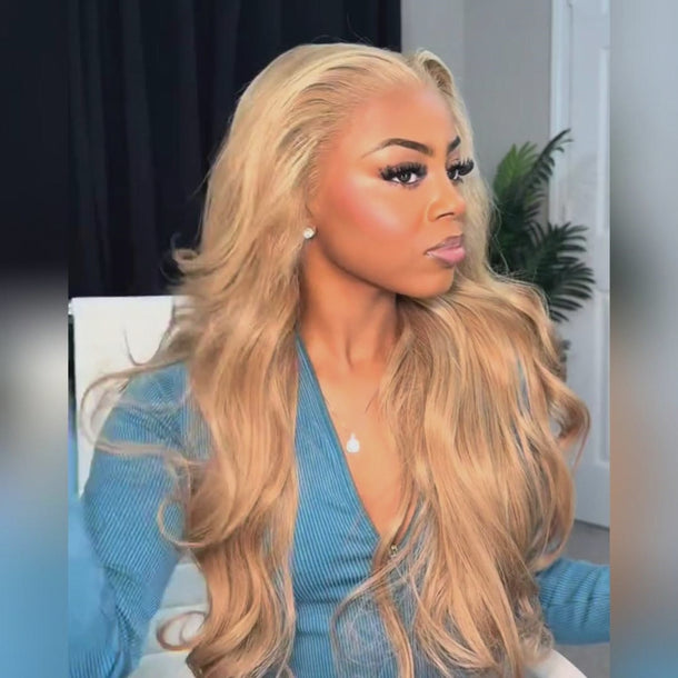 Milk Tea Brown With Highlights 13x6 Three Go Wig Video