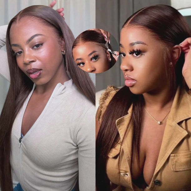 Chocolate Brown 13x6 Three Go Wig For Fall Season Video