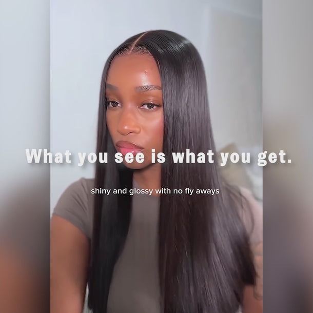 Straight 6x5 Wig Double Drawn With Full Ends Video &autoplay