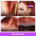 Reddish Brown 13X6 Glueless Wig Pre-Everything