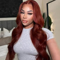 Reddish Brown Body Wave 13X4 Lace Front Wig