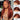Reddish Brown Straight 13X6 Glueless Wig Model Show