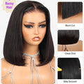 Straight Bob Wig Blunt Cut With Full Clean Ends